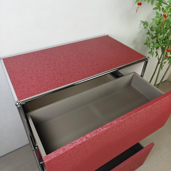 Red Two-tier Storage Cabinet price