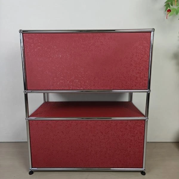 Red Two-tier Storage Cabinet manufacturers